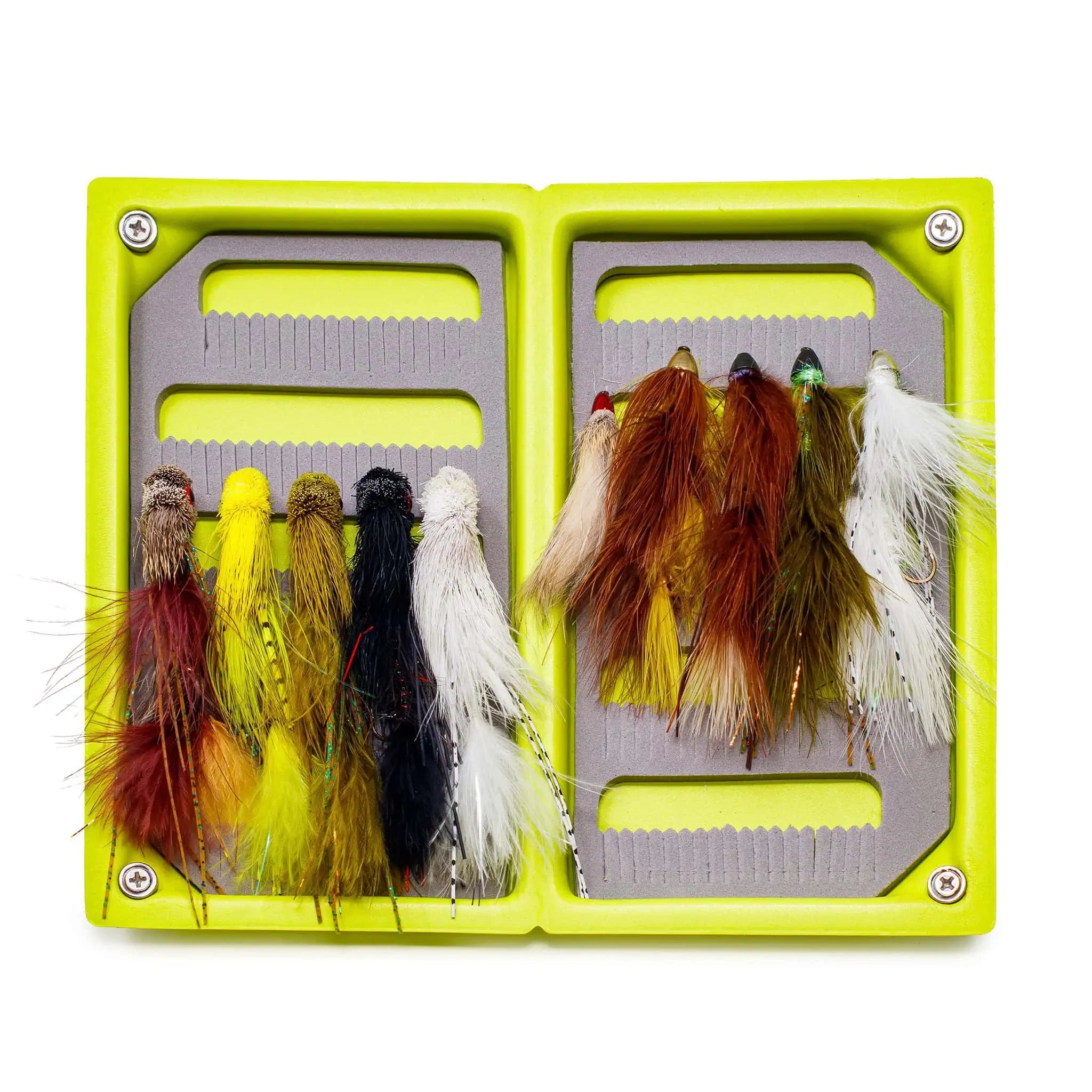JHFLYCO Loaded Fly Box – Large Streamer Assortment – Jackson Hole