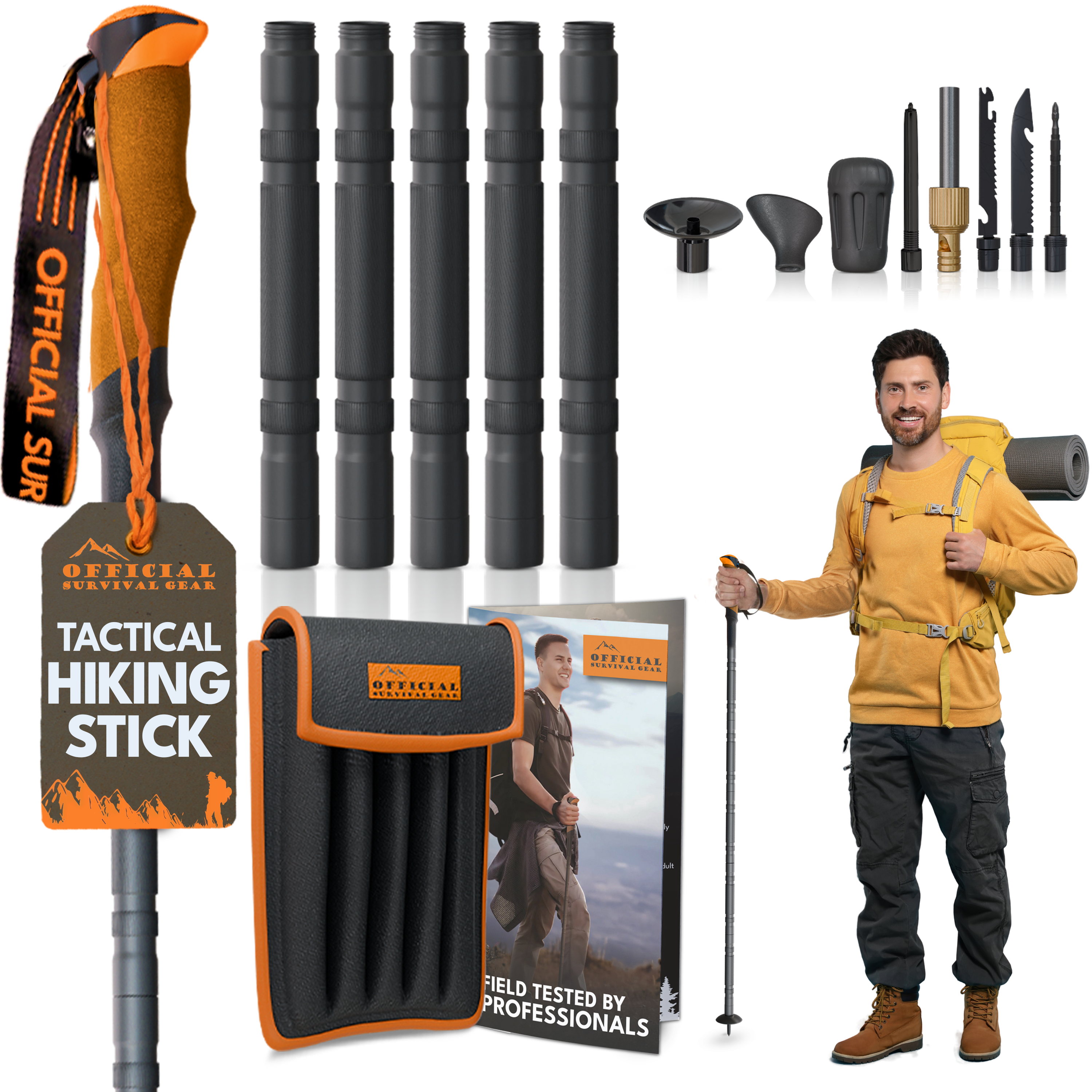 hiking survival gear TrailGuard Stick – Jackson Hole Fly Company