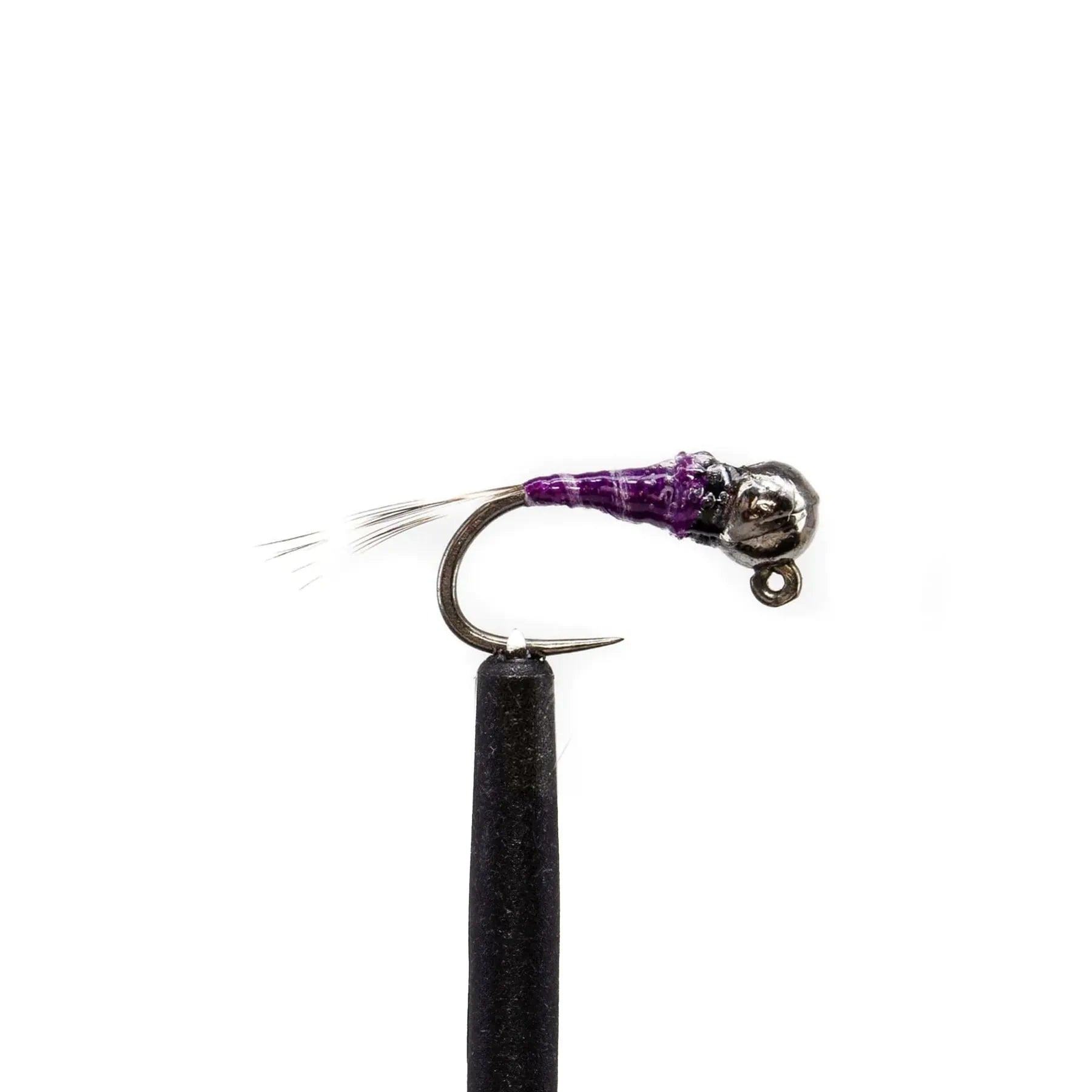 Region Fishing Peeping Caddis Jig Fly - Euro Nymph Fly With Tungsten Bead | Barbless Hanak Hooks, Size 12-16 | 6-Pack