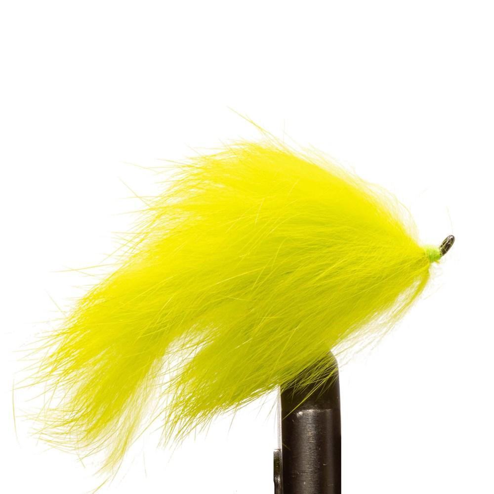 Mosche Da Pesca Bunny Leech - 3 Pezzi Taglia 10 - Bianco E Chartreuse - Troutflies UK - Foto 3