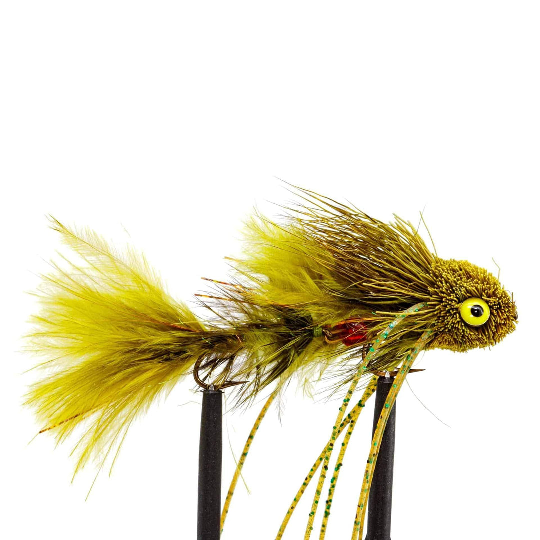 Olive Sex Dungeon - articulated, flies, trout streamers | Jackson Hole Fly Company