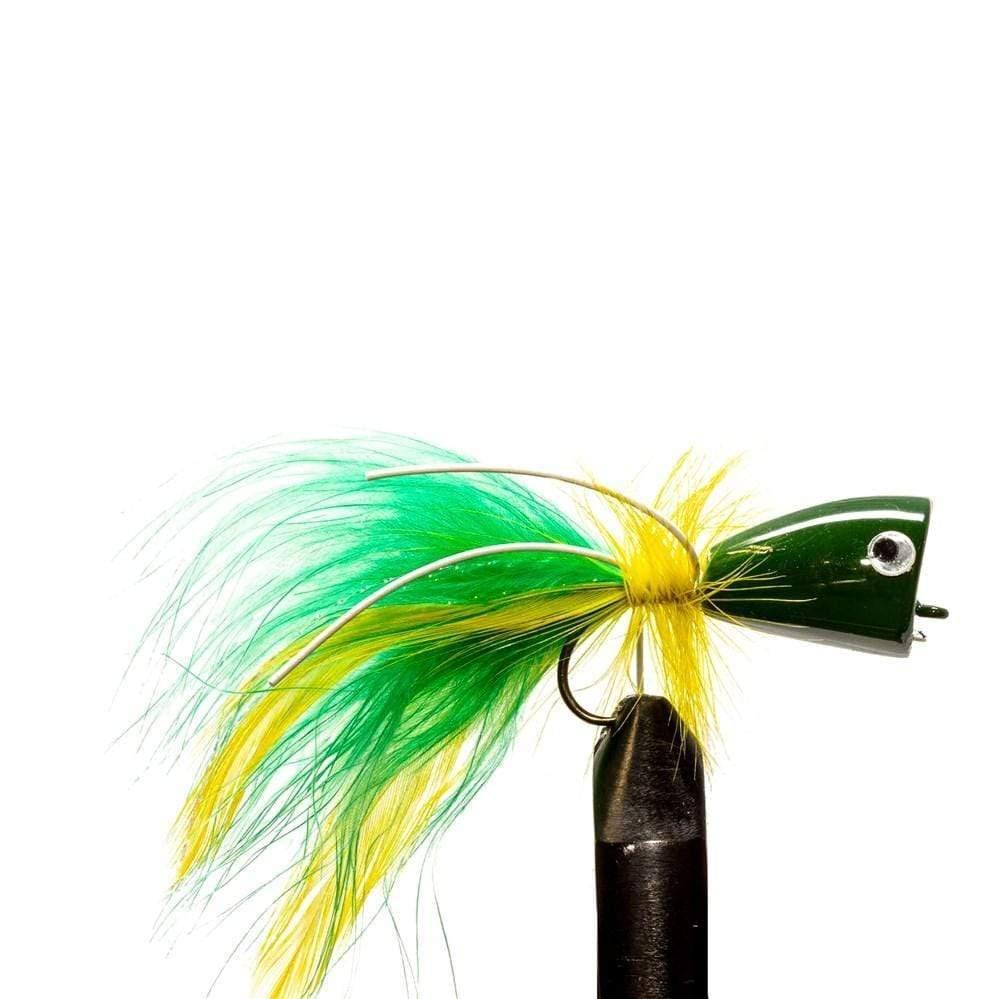Green/ Yellow Popper Legs - Flies, Poppers | Jackson Hole Fly Company