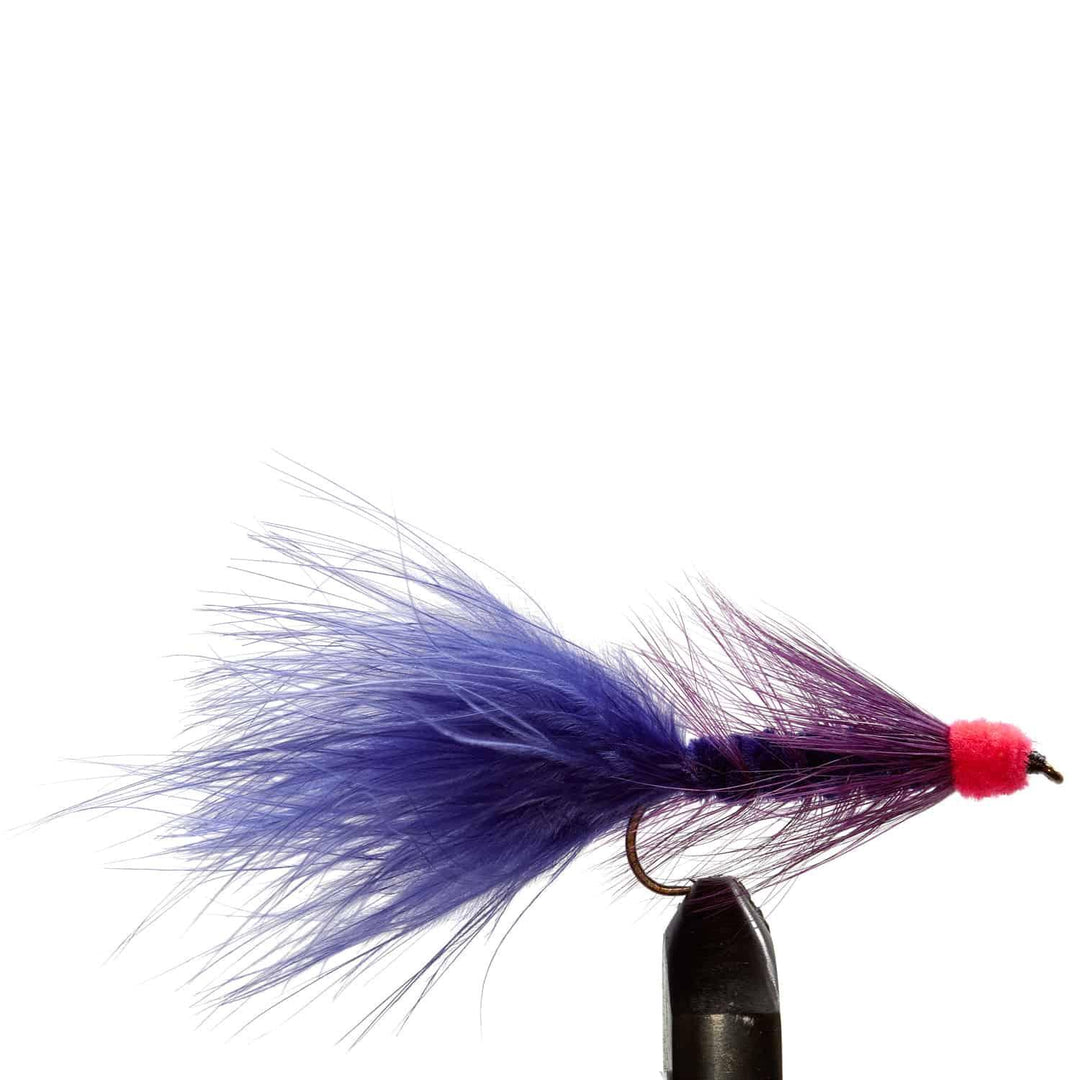 Purple Egg Sucking Leech Flame Head - Flies, Leeches, Streamers | Jackson Hole Fly Company