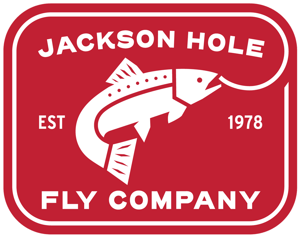 JHFLYCO Die-Cut Main Logo Sticker - 3.5"X 2.75" - merchandise, stickers | Jackson Hole Fly Company