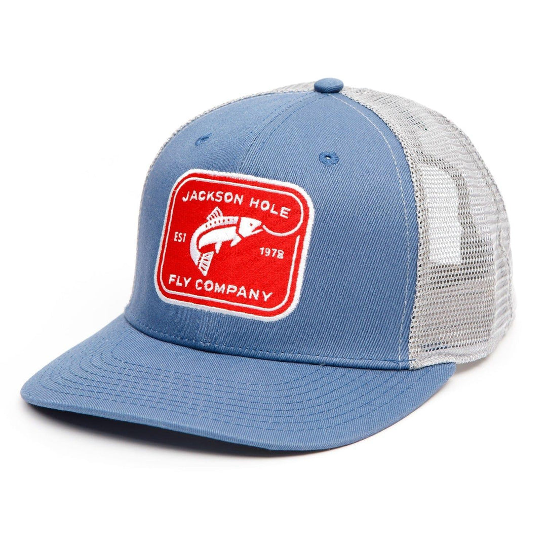 High Crown Ball Cap - Rectangle Logo - apparel, ball cap mesh back, Cap, Hat, Hats | Jackson Hole Fly Company