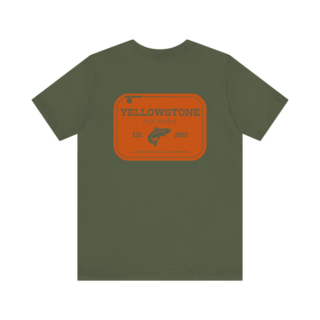 Yellowstone Fly Rods Logo Tee - Burnt Orange Logo