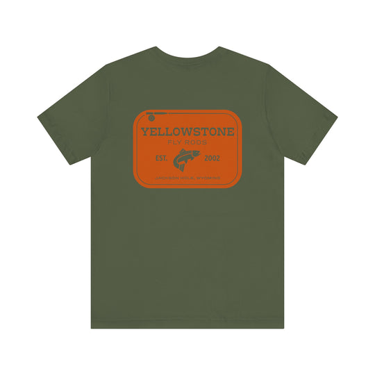 Yellowstone Fly Rods Logo Tee - Burnt Orange Logo
