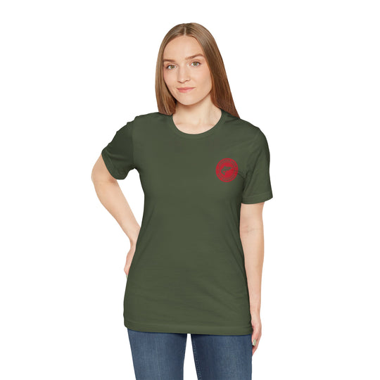 JHFLYCO Circle Badge Tee - Red Logo