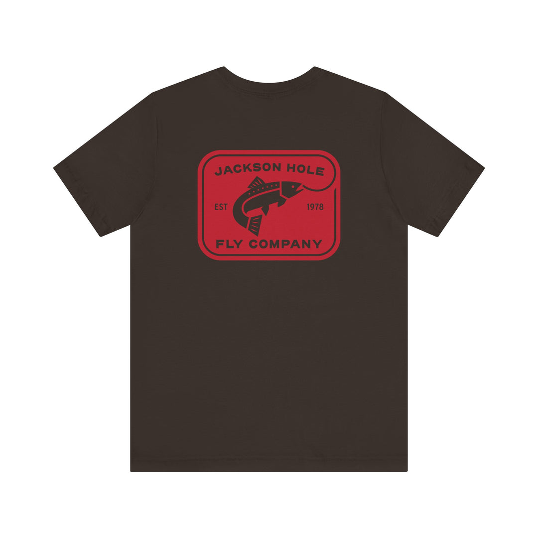 JHFLYCO Rectangle Badge Tee - Red Logo