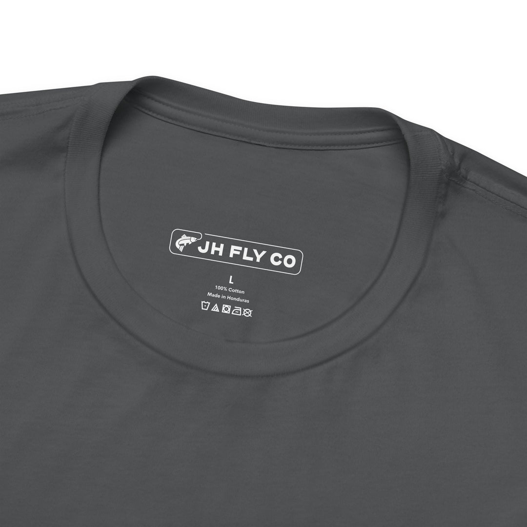 JHFLYCO Circle Badge Tee - Green Drake Logo