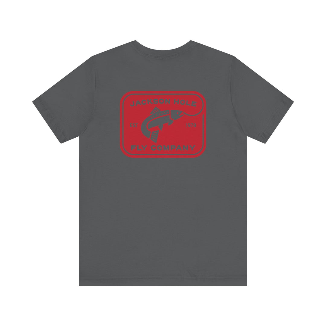 JHFLYCO Rectangle Badge Tee - Red Logo