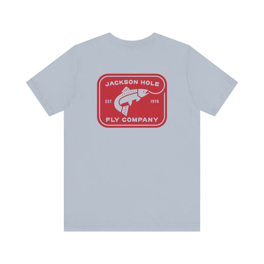 JHFLYCO Rectangle Badge Tee - Red Logo