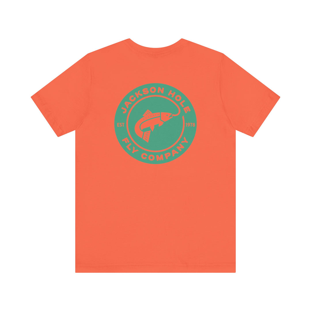 JHFLYCO Circle Badge Tee - Green Drake Logo