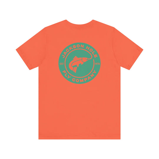 JHFLYCO Circle Badge Tee - Green Drake Logo