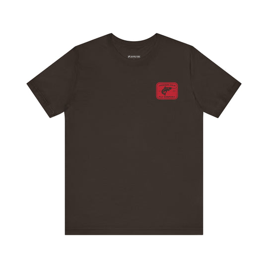 JHFLYCO Rectangle Badge Tee - Red Logo