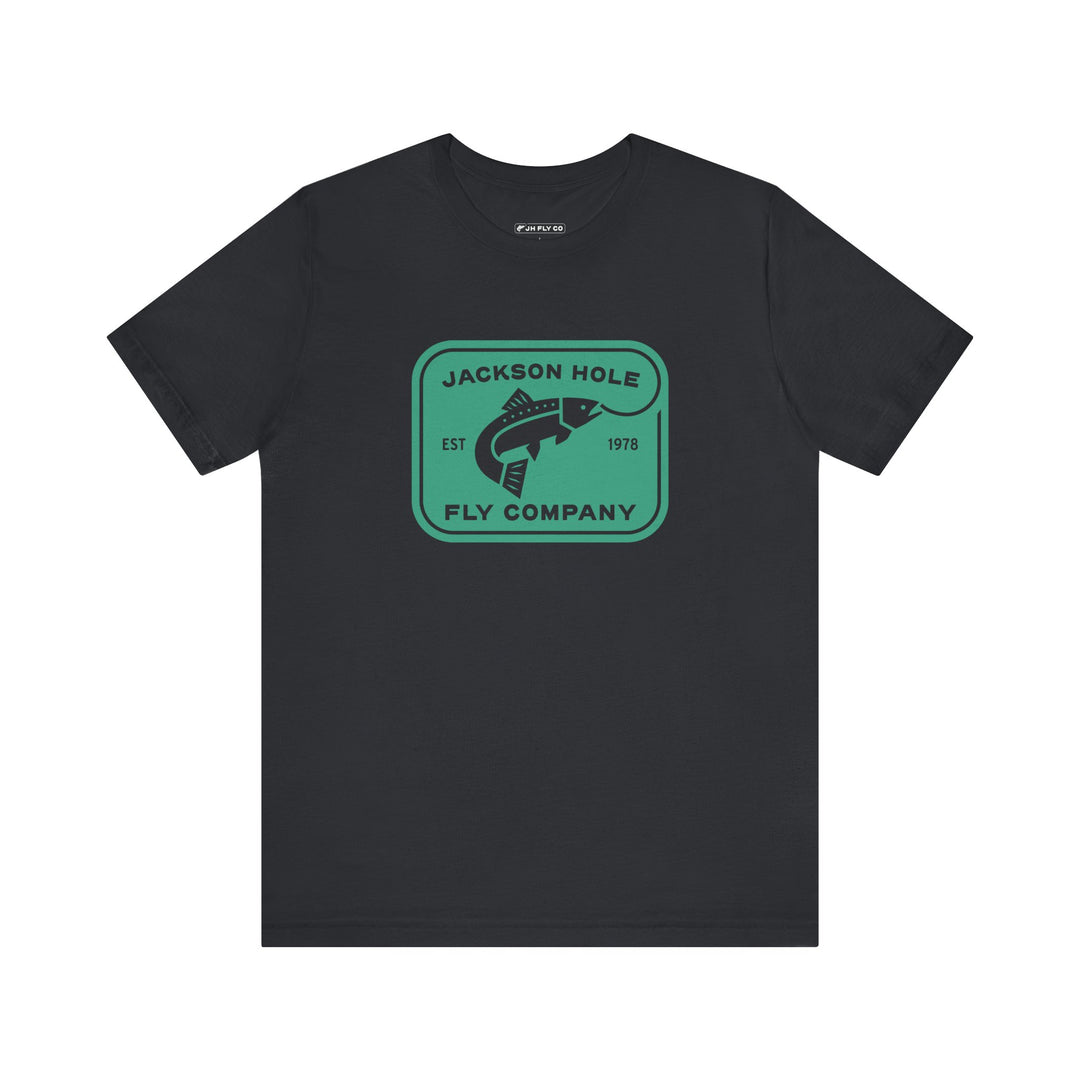 JHFLYCO Logo Tee - Green Drake Logo