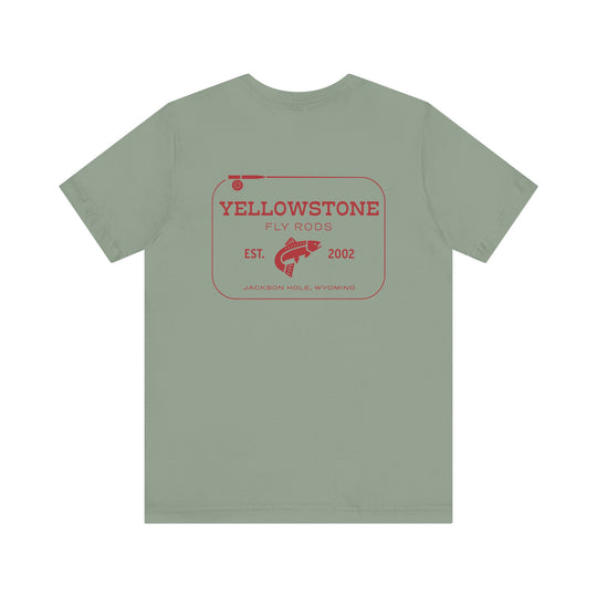 Yellowstone Fly Rods Logo Tee - Red Logo