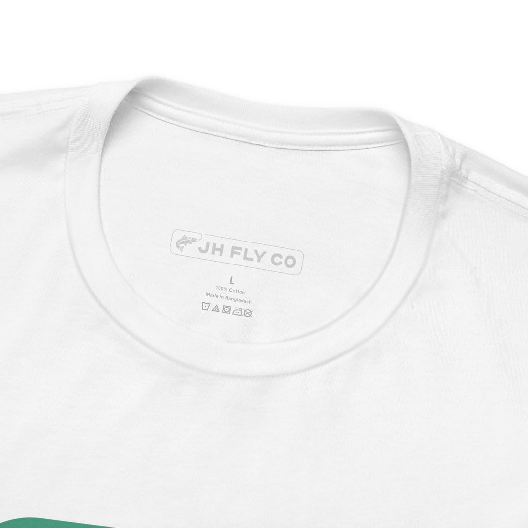 JHFLYCO Logo Tee - Green Drake Logo