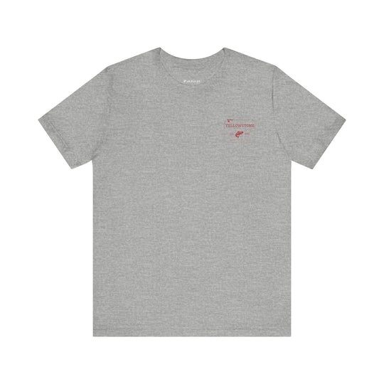 Yellowstone Fly Rods Logo Tee - Red Logo