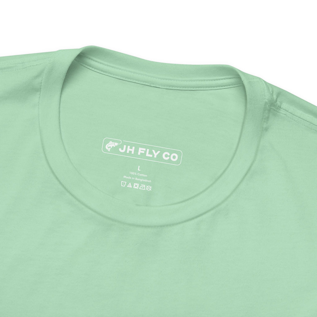 JHFLYCO Rectangle Badge Tee - White Logo