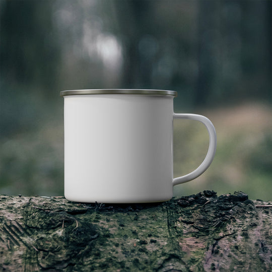 JHFLYCO Trout Badge Enamel Camp Mug