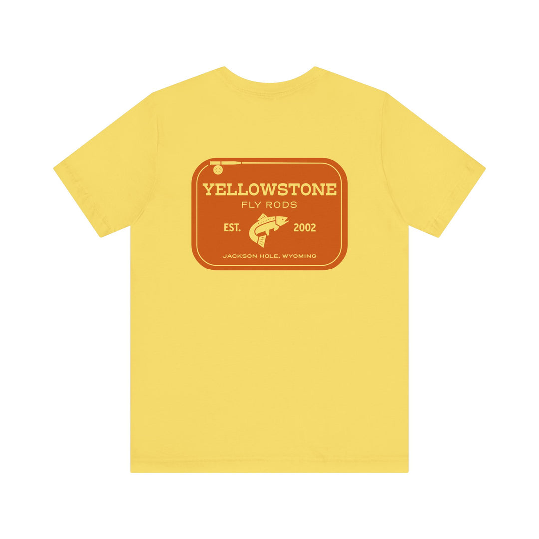 Yellowstone Fly Rods Logo Tee - Burnt Orange Logo