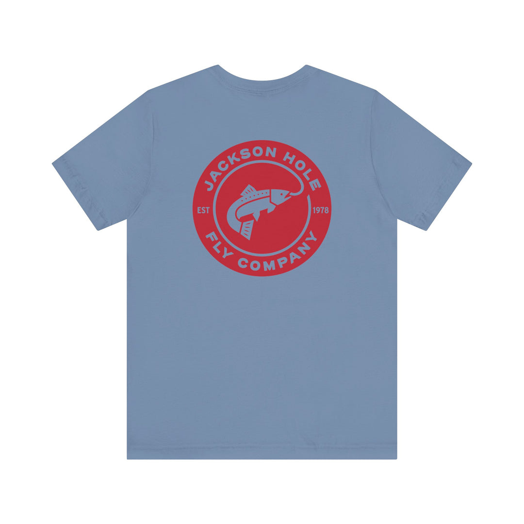 JHFLYCO Circle Badge Tee - Red Logo