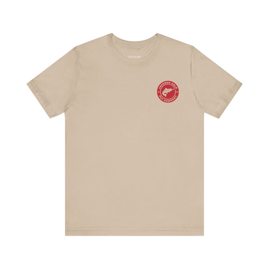 JHFLYCO Circle Badge Tee - Red Logo