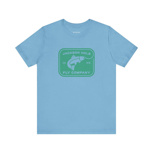 JHFLYCO Logo Tee - Green Drake Logo