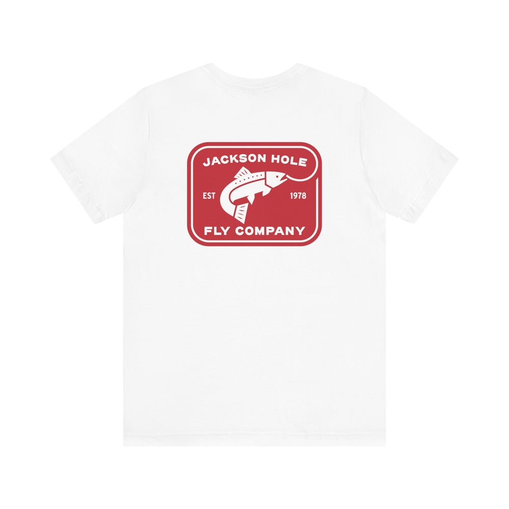 JHFLYCO Rectangle Badge Tee - Red Logo