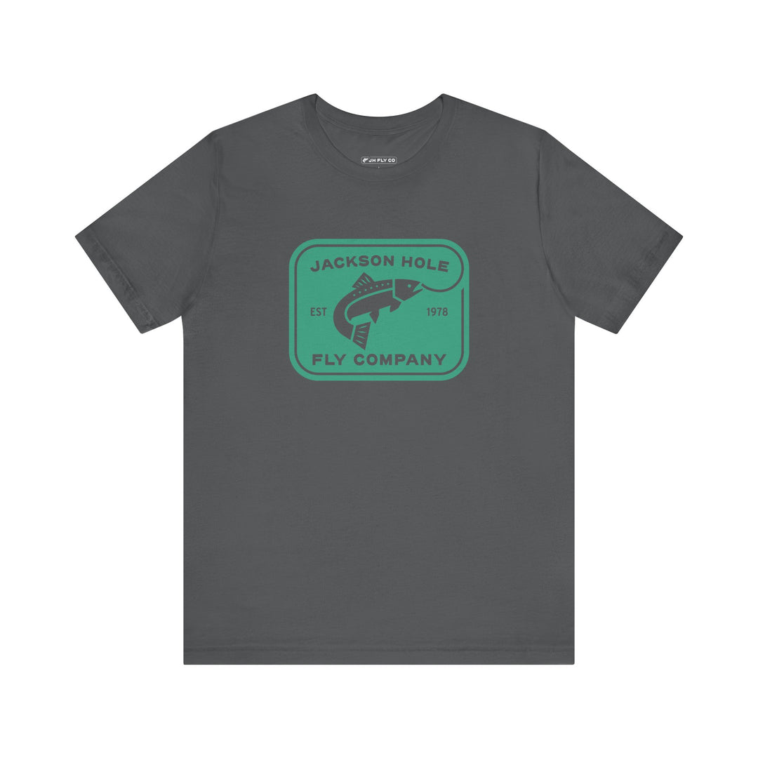 JHFLYCO Logo Tee - Green Drake Logo