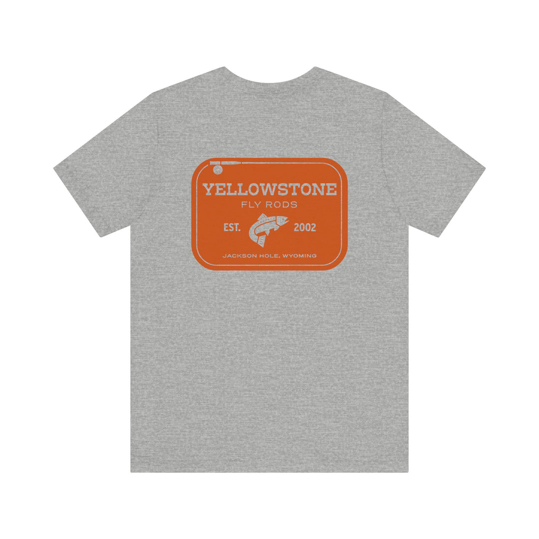 Yellowstone Fly Rods Logo Tee - Burnt Orange Logo