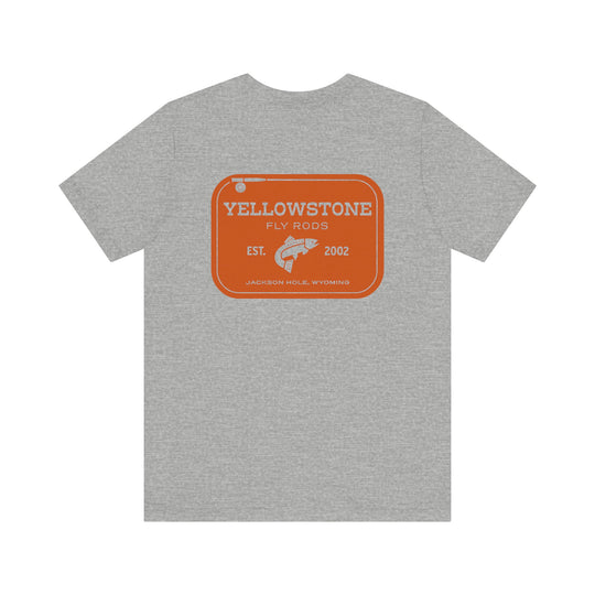 Yellowstone Fly Rods Logo Tee - Burnt Orange Logo