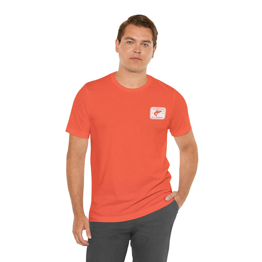 JHFLYCO Cutthroat Trout Badge Tee - White Logo