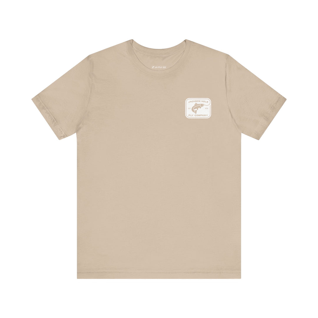 JHFLYCO Rectangle Badge Tee - White Logo