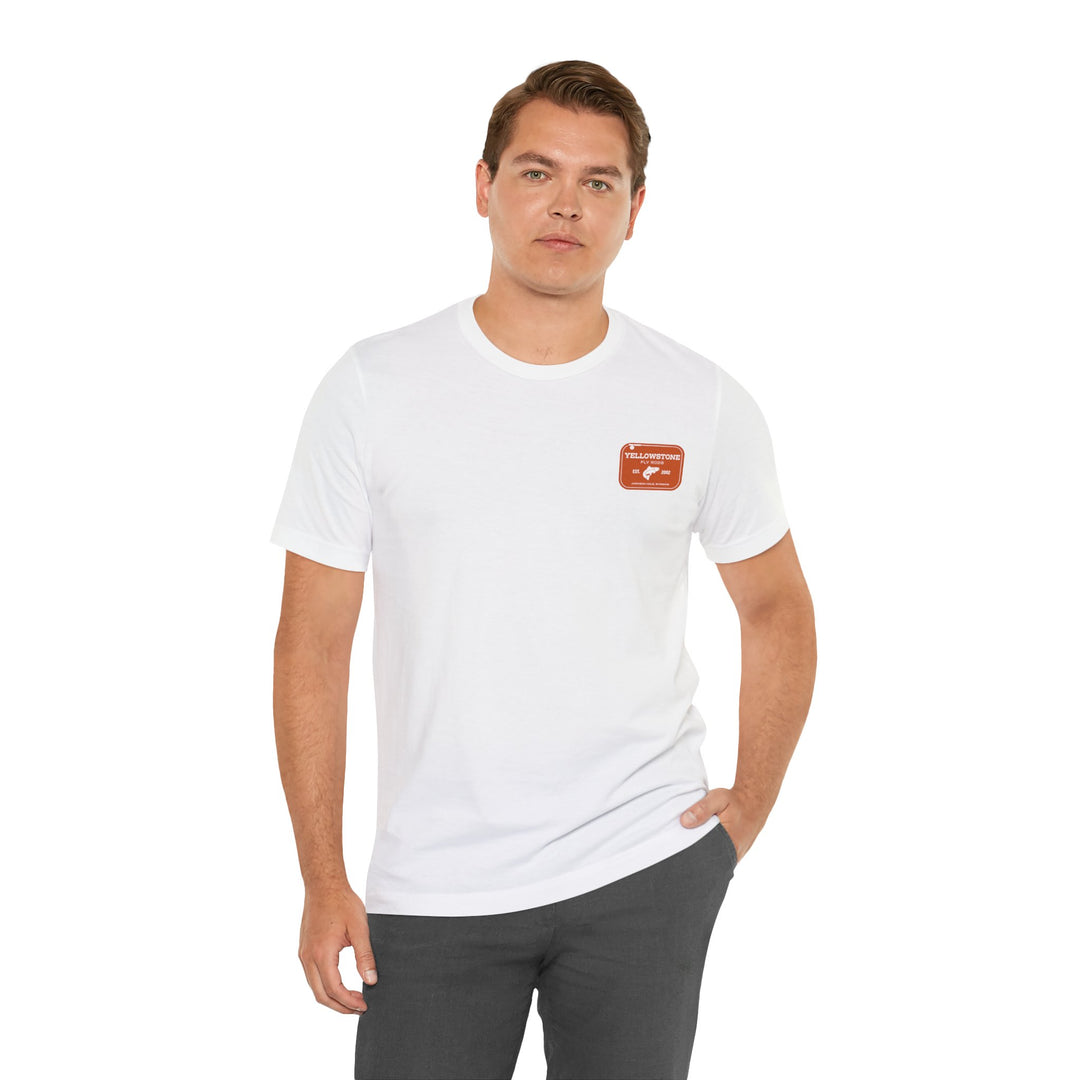 Yellowstone Fly Rods Logo Tee - Burnt Orange Logo