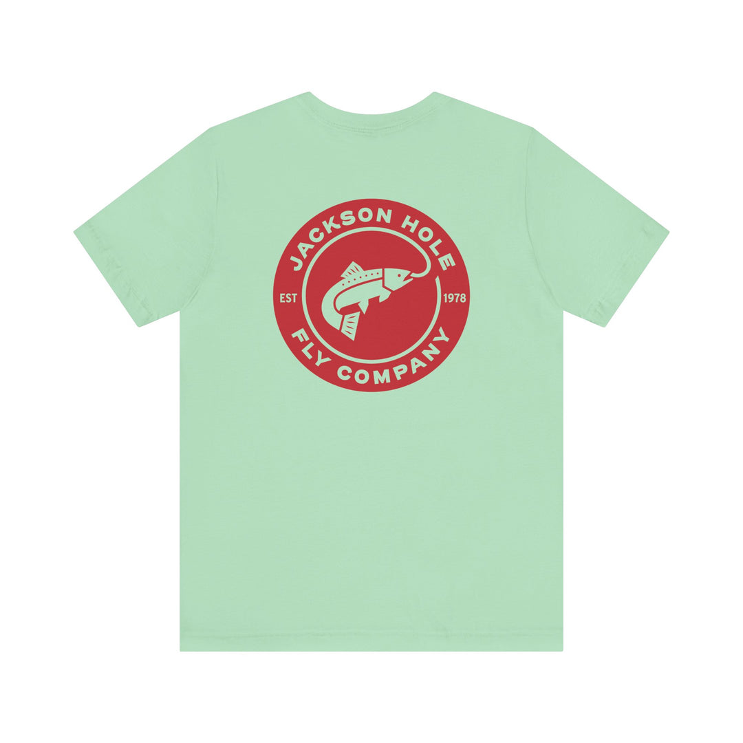 JHFLYCO Circle Badge Tee - Red Logo