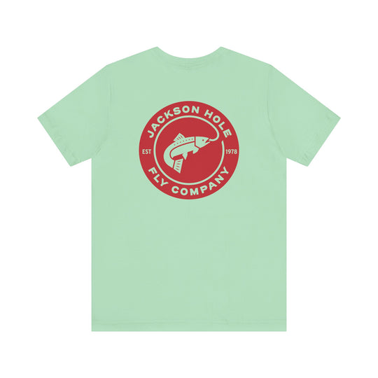 JHFLYCO Circle Badge Tee - Red Logo