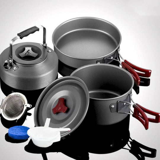 Picnic Cookware Set - Camping Pot Set for Outdoor Adventures