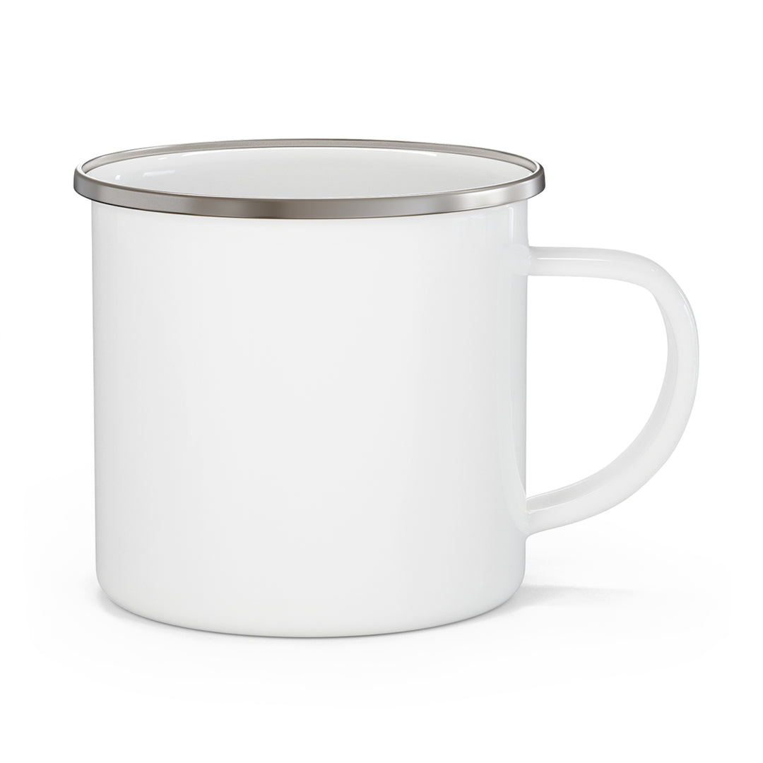 JHFLYCO Trout Badge Enamel Camp Mug