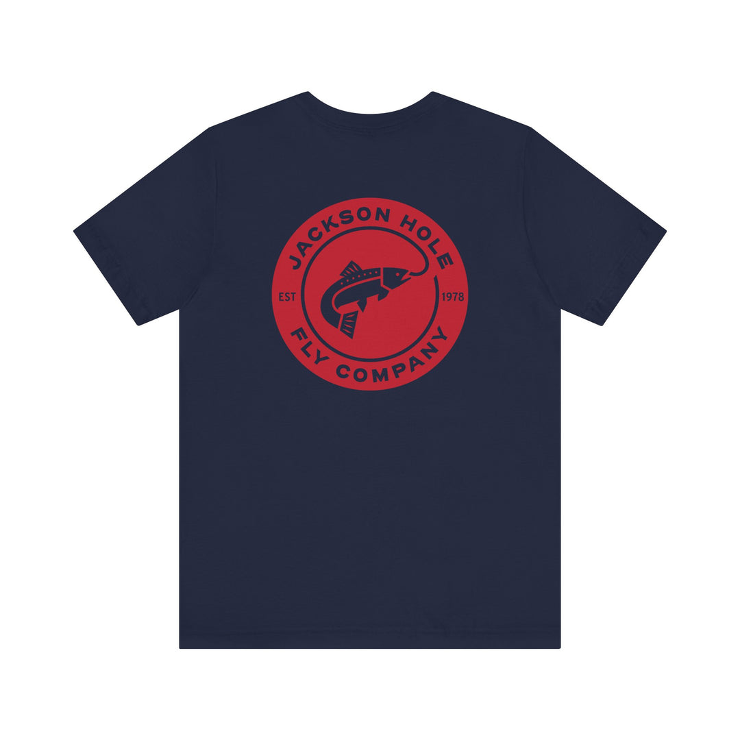 JHFLYCO Circle Badge Tee - Red Logo