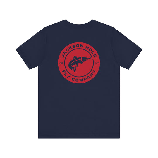 JHFLYCO Circle Badge Tee - Red Logo