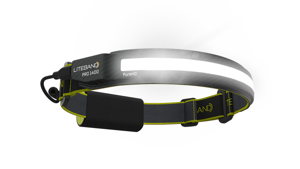 PRO 1400 Lumen PureHD™ Wide Beam Rechargeable Headlamp