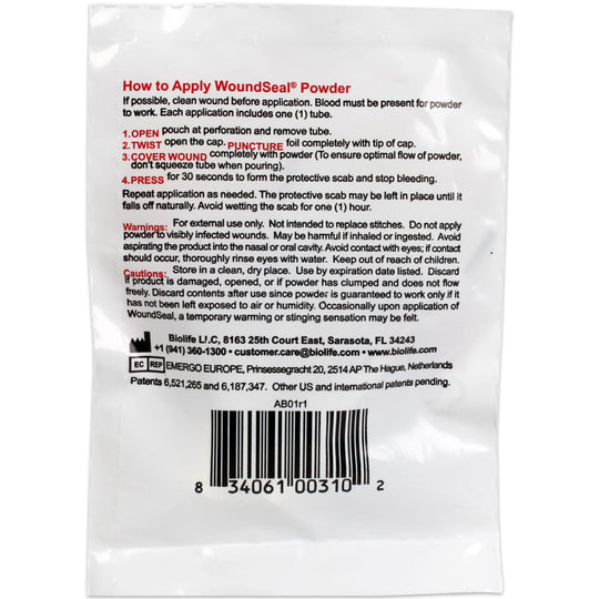 QR for Cuts &amp; Lacerations - 2 Application / Pack
