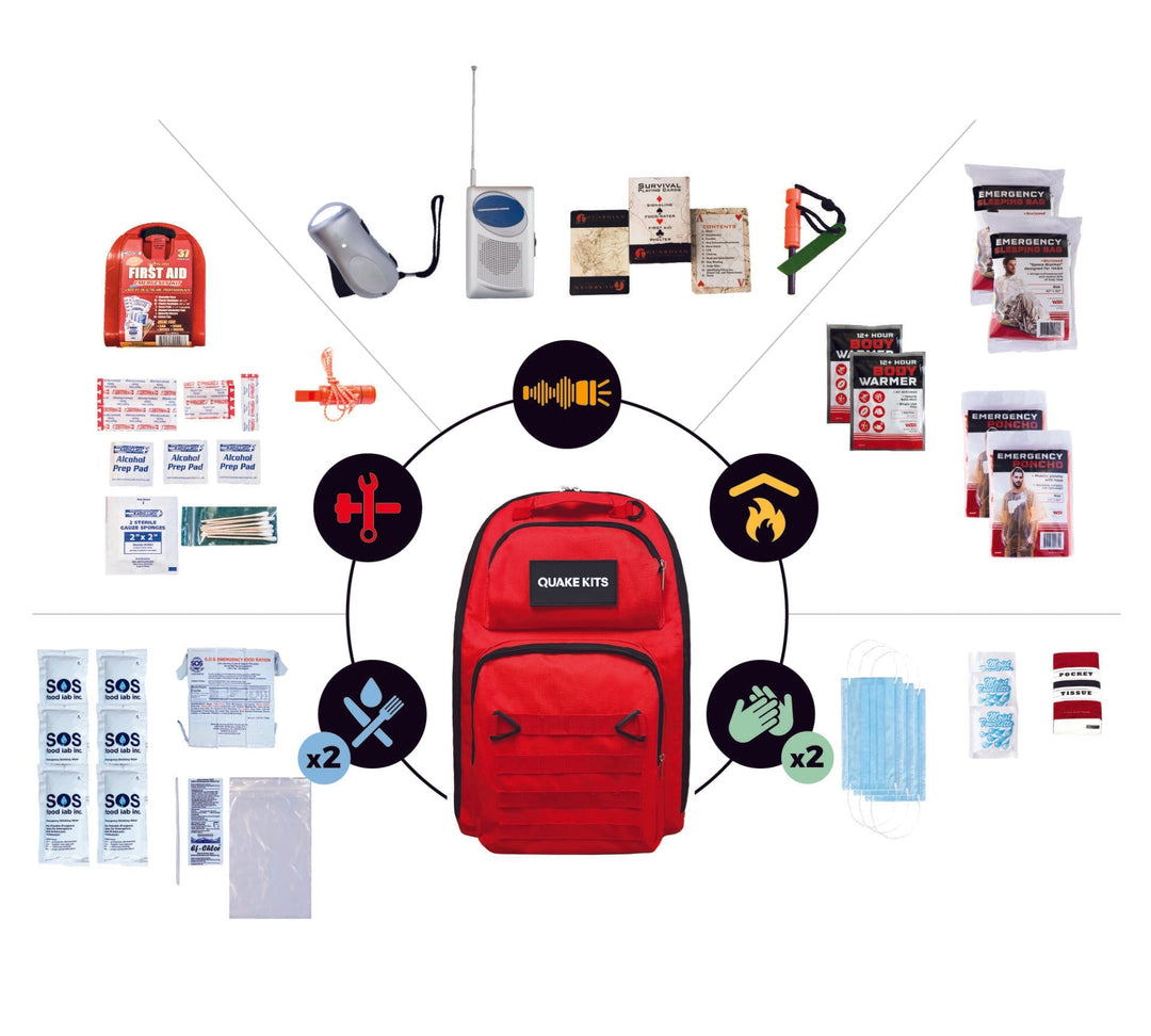 Prepared Survival Kit -  Emergency &amp; Disaster Go Bag