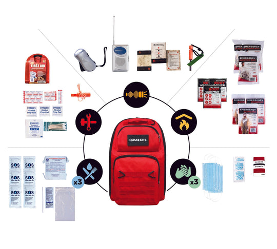 Prepared Survival Kit -  Emergency &amp; Disaster Go Bag