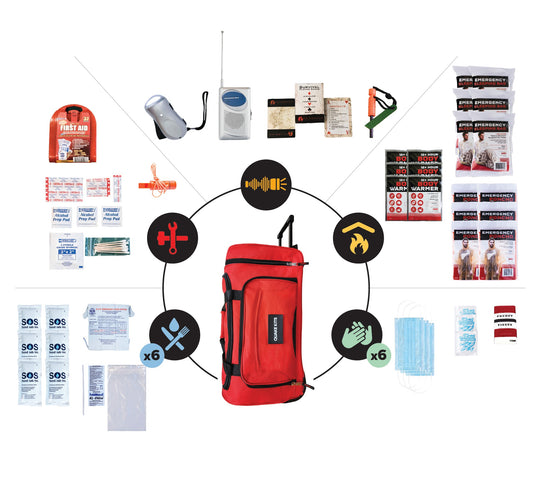 Prepared Survival Kit -  Emergency &amp; Disaster Go Bag