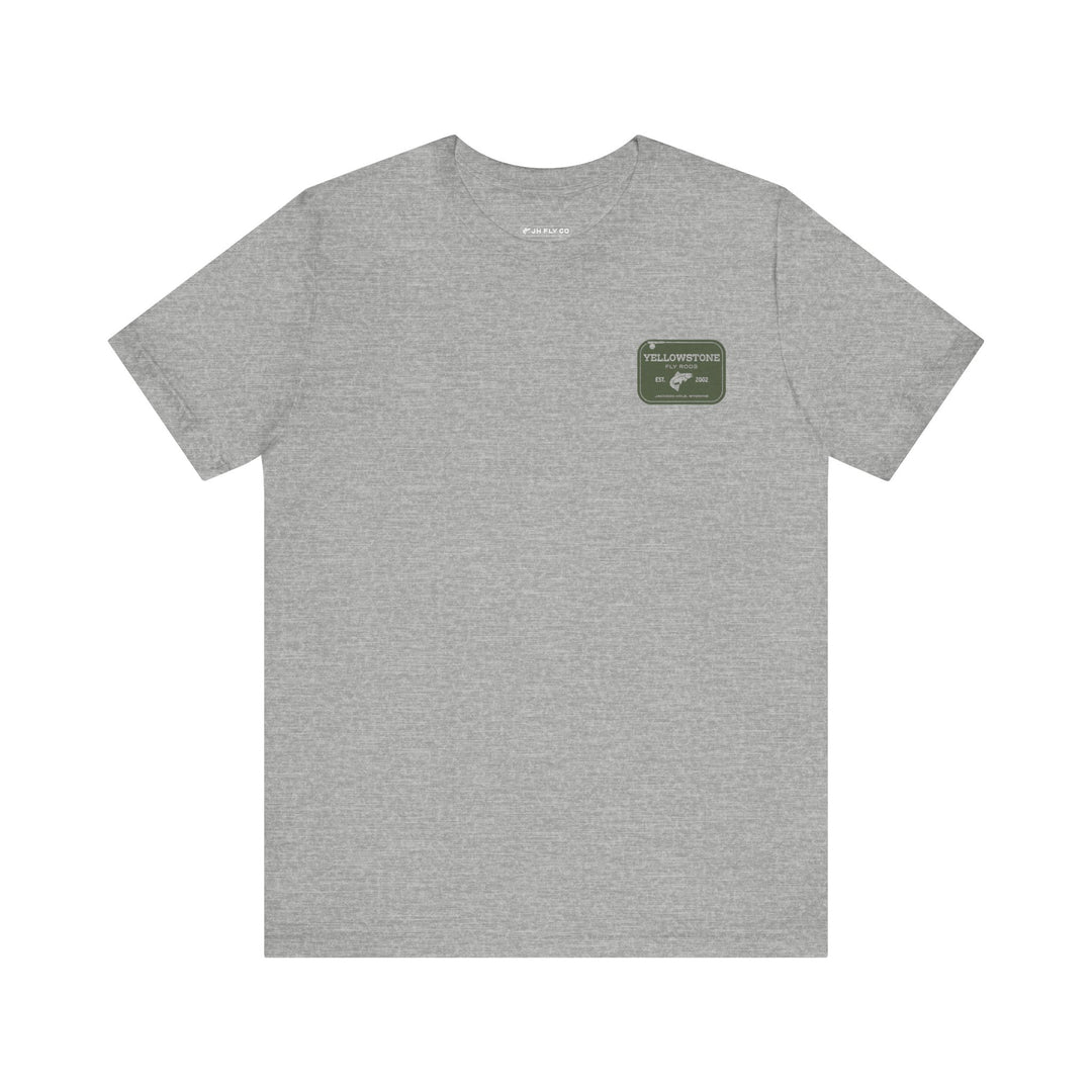 Yellowstone Fly Rods Logo Tee - Olive Logo
