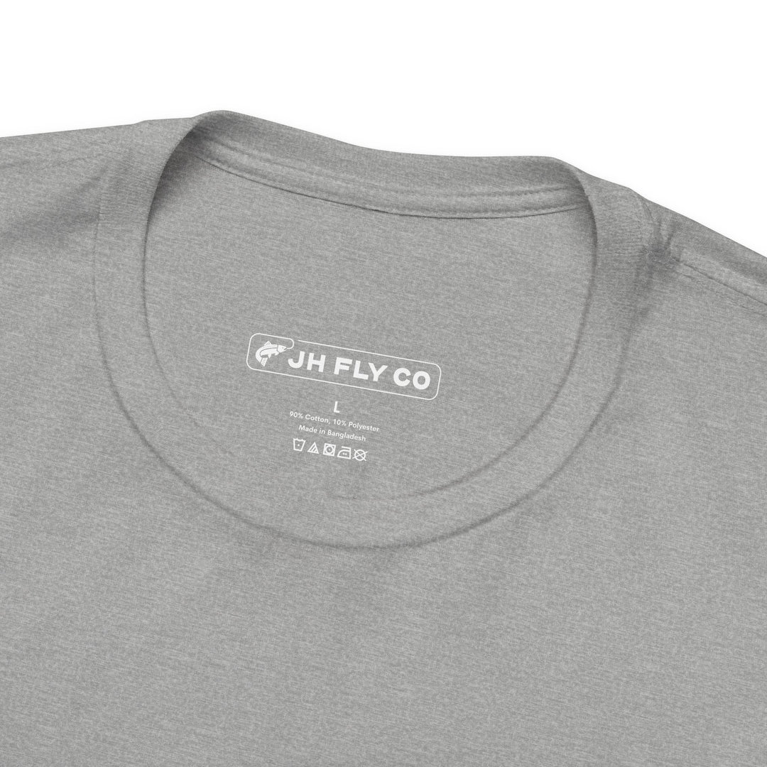 JHFLYCO Circle Badge Tee - Hackle Blue Logo