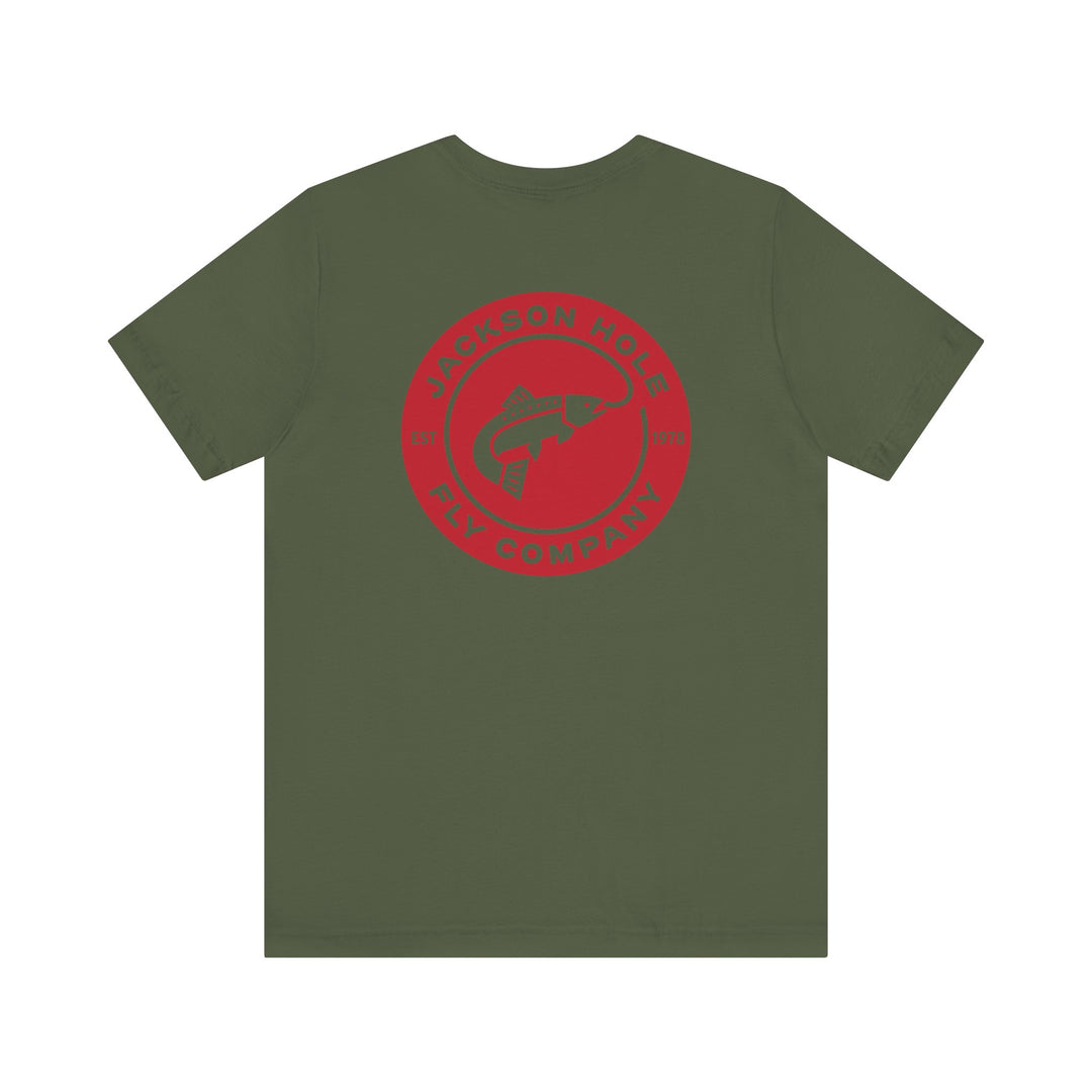 JHFLYCO Circle Badge Tee - Red Logo